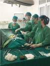 TTYT huyện Tam Nông phẫu thuật nội soi cấp cứu cho người bệnh thủng dạ dày