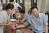 TTYT huyện Tam Nông khám sức khỏe tổng quát cho cán bộ phục vụ Đại hội Đảng bộ huyện nhiệm kỳ 2002 - 2025